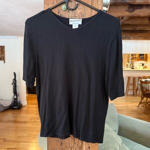 Pendleton Knit Black Tee